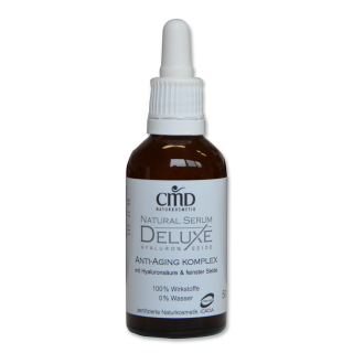 Natural Serum Deluxe mit Hyaluron & Seide 50 ml (mit Pipette) Kabinett