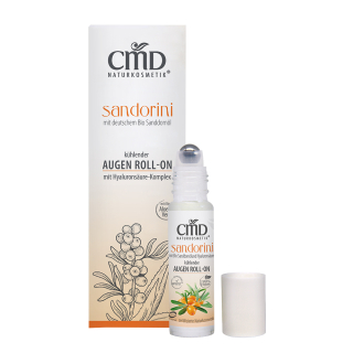 Sandorini Augen Roll-On 10 ml mit Hyaluronsäure Komplex